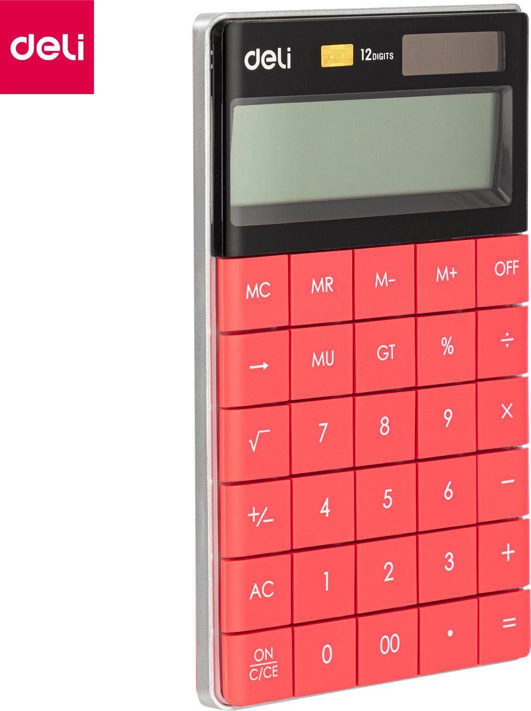 Kalkulator Deli KALKULATOR DELI 1589 CZERWONY