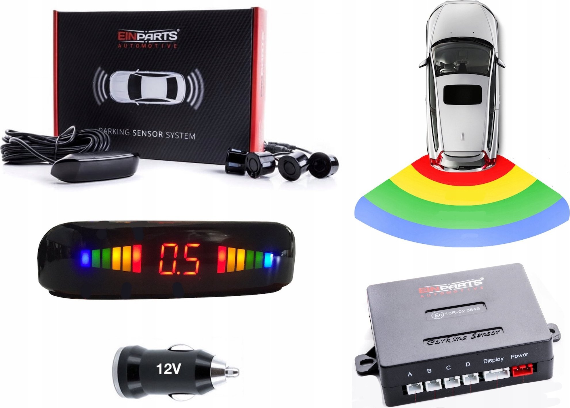 Einparts Czujniki Parkowania Einparts EPP5400N 22mm czarne