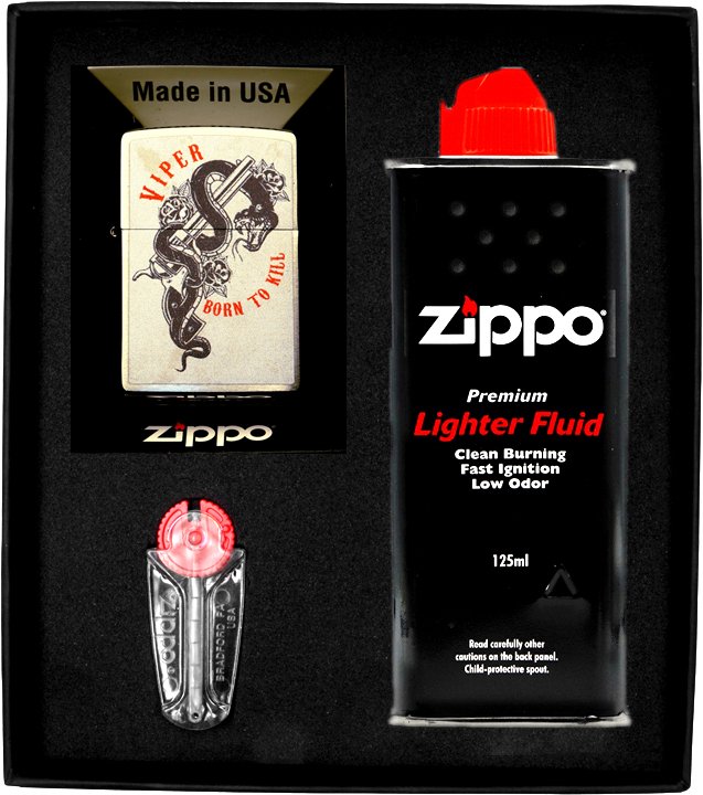 Zestaw ZIPPO Zapalniczka VIPER REVOLVER Prezentowy No1