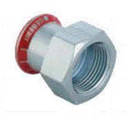 Geberit Złączka C-STAHL GW 22mm Rp 3/4" (21806)