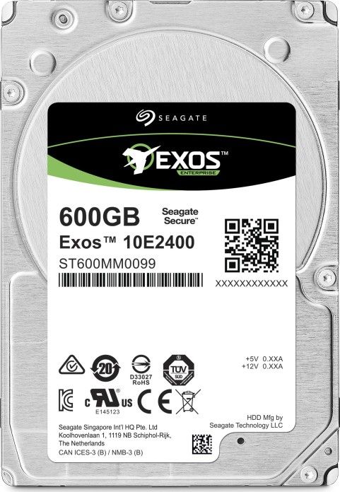 Dysk serwerowy Seagate Exos E 10E2400 600GB 2.5'' SAS-3 (12Gb/s) (ST600MM0009)