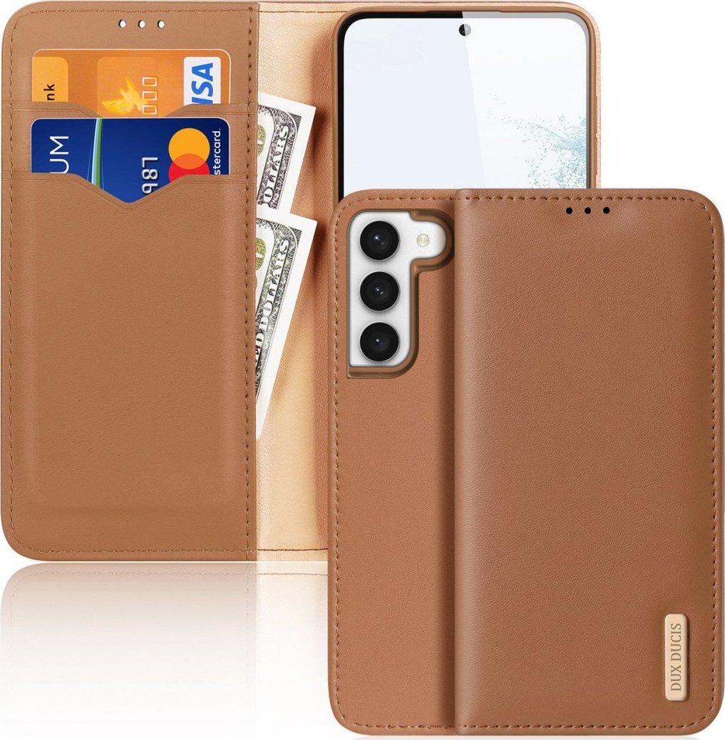 Dux Ducis Etui Dux Ducis Hivo blokada RFID do Samsung Galaxy S23+ brązowe