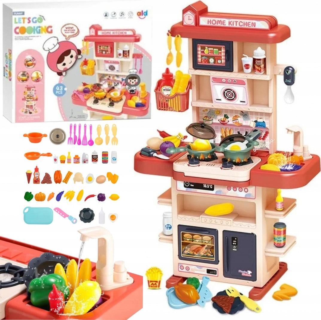 LUXMA Kuchnia dla dzieci lodówka kran z wodą para 64AR