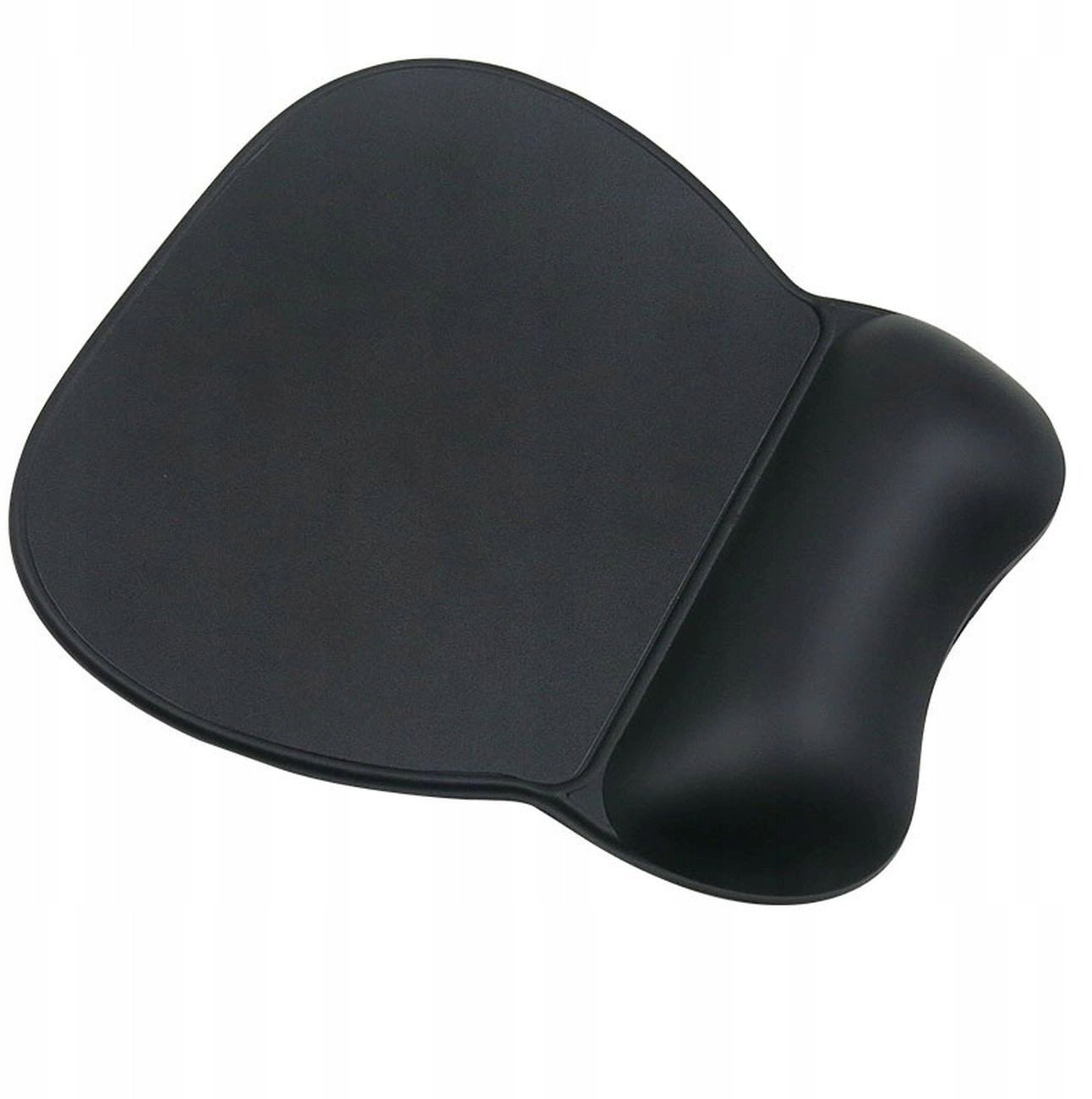 Podkładka Wozinsky Ergonomiczna podkładka pod mysz i nadgarstek żelowa Eco* skóra duża antypoślizgowa - czarna