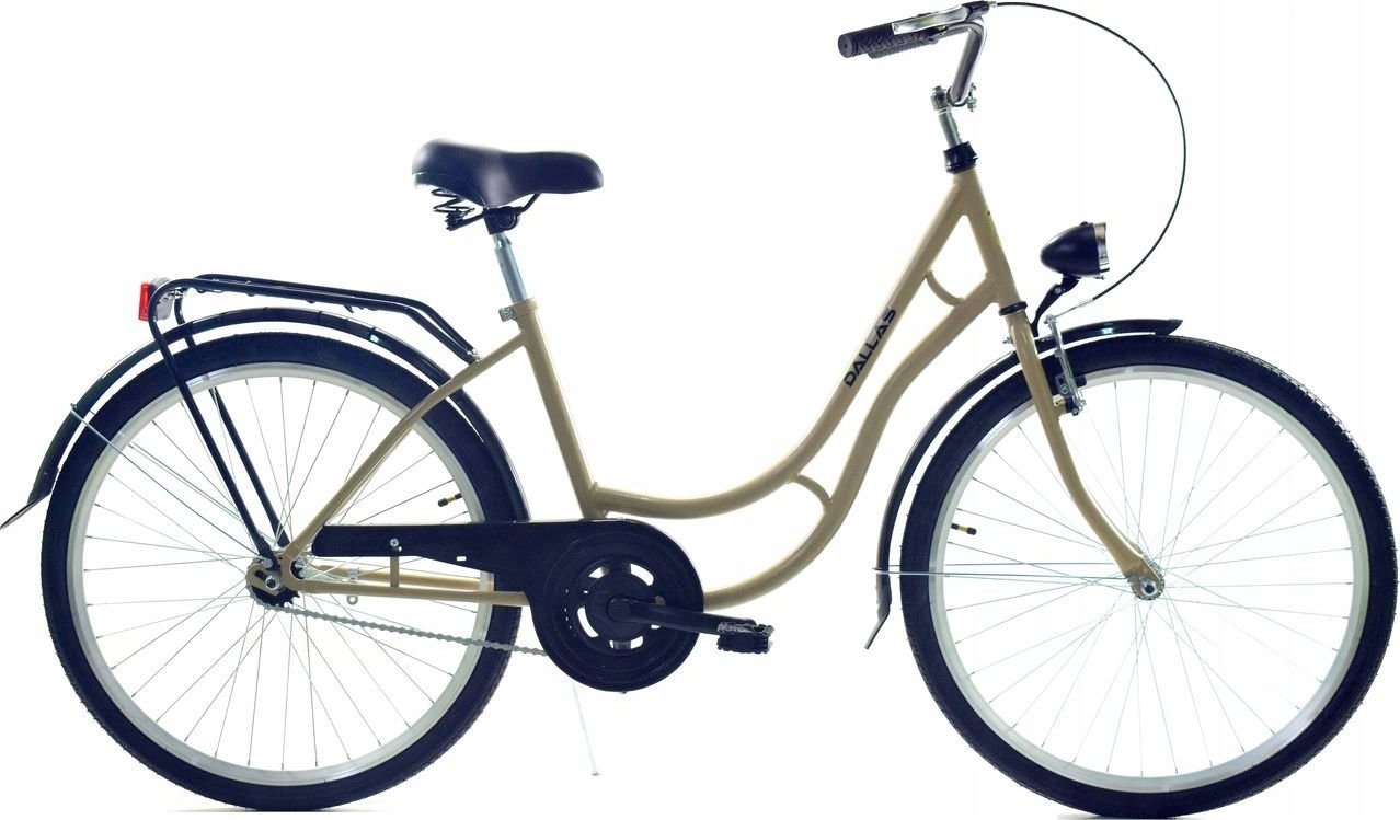 Dallas Bike Rower Dallas Retro 28" 1spd - cappucino z brązem