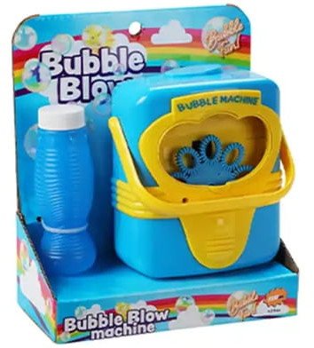 Zabawka do baniek mydlanych z płynem 12x12cm Automatyczna maszynka