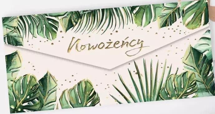 Koperta Ślub Monstera