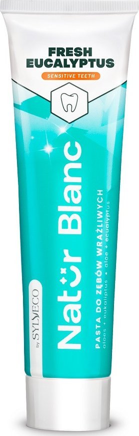 SYLVECO Natur Blanc pasta do wrażliwych zębów Fresh Eucalyptus 100ml