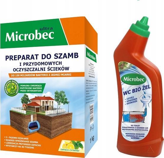 Bros Preparat do szamb i przydomowych oczyszczalni Microbec Ultra 1 kg