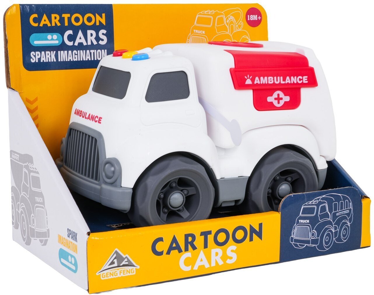 Pojazd Ambulans z Funkcją Świateł i Dźwięku