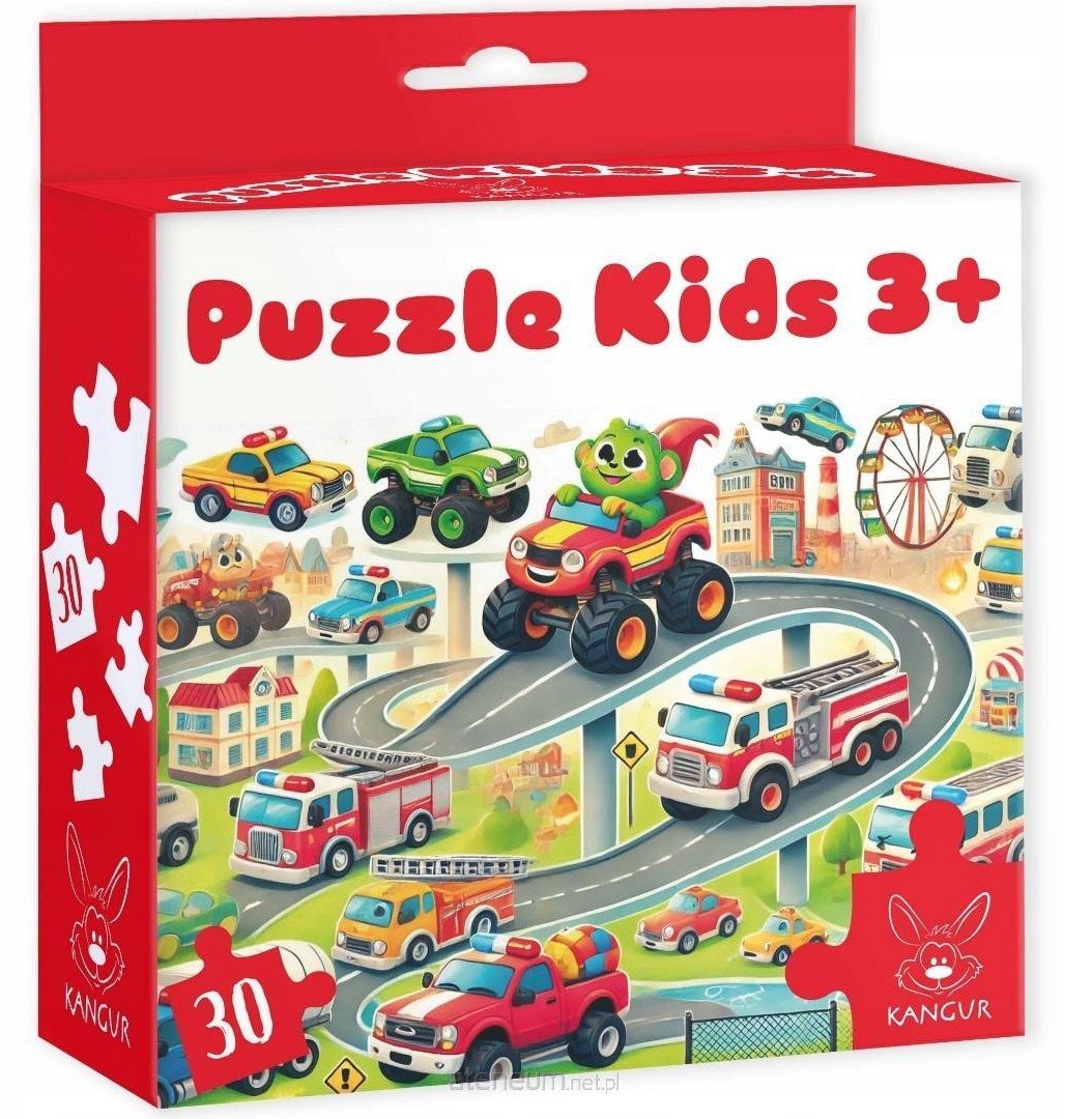 Puzzle 30 Kids Auta 3+