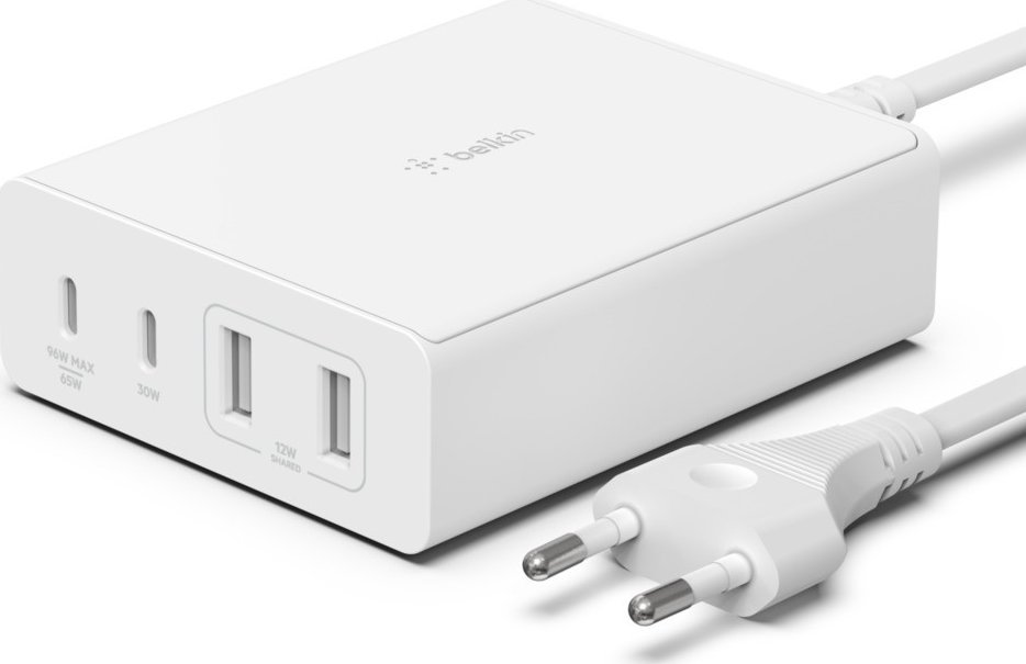 Ładowarka Belkin 2x USB-A 2x USB-C (WCH010VFWH)