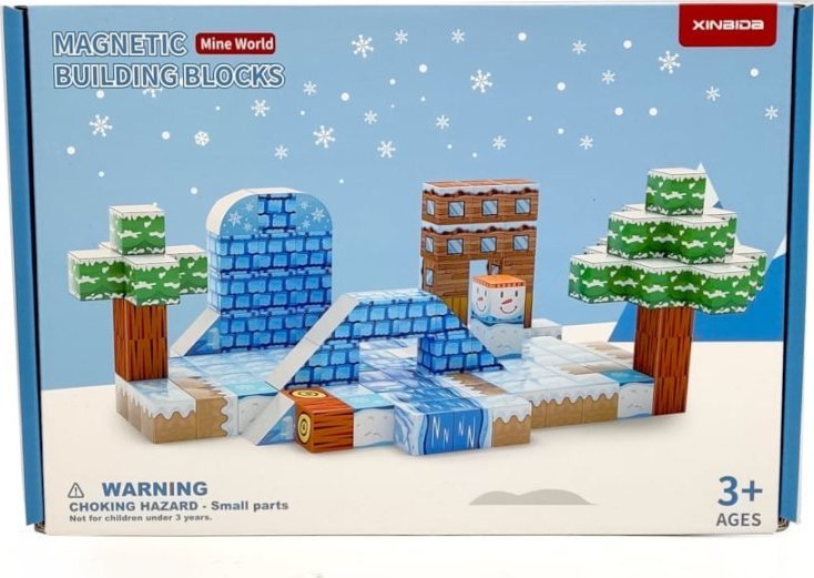 Magnetyczne klocki - MagCraft - 108 el.