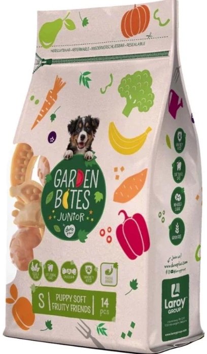GARDEN BITES PUPPY FRUITY FRIENDS "S" 6cm 14szt /210g /3/36