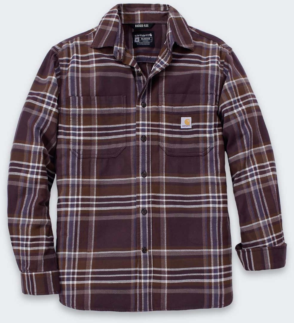 Koszula Flanelowa Carhartt Midweight Pleid DARK SE