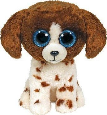Meteor Maskotka Ty Beanie Boos Pies brązowo-biały - Muddles 15 cm
