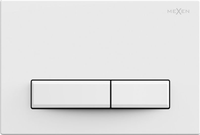 Przycisk spłukujący Mexen Mexen Fenix 09 przycisk spłukujący, biały błyszczący - 600900