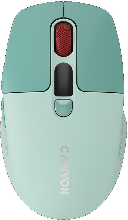 CANYON Mysz bezprzewodowa MW-26 LCD Cicha Dwa Tryby Zielona