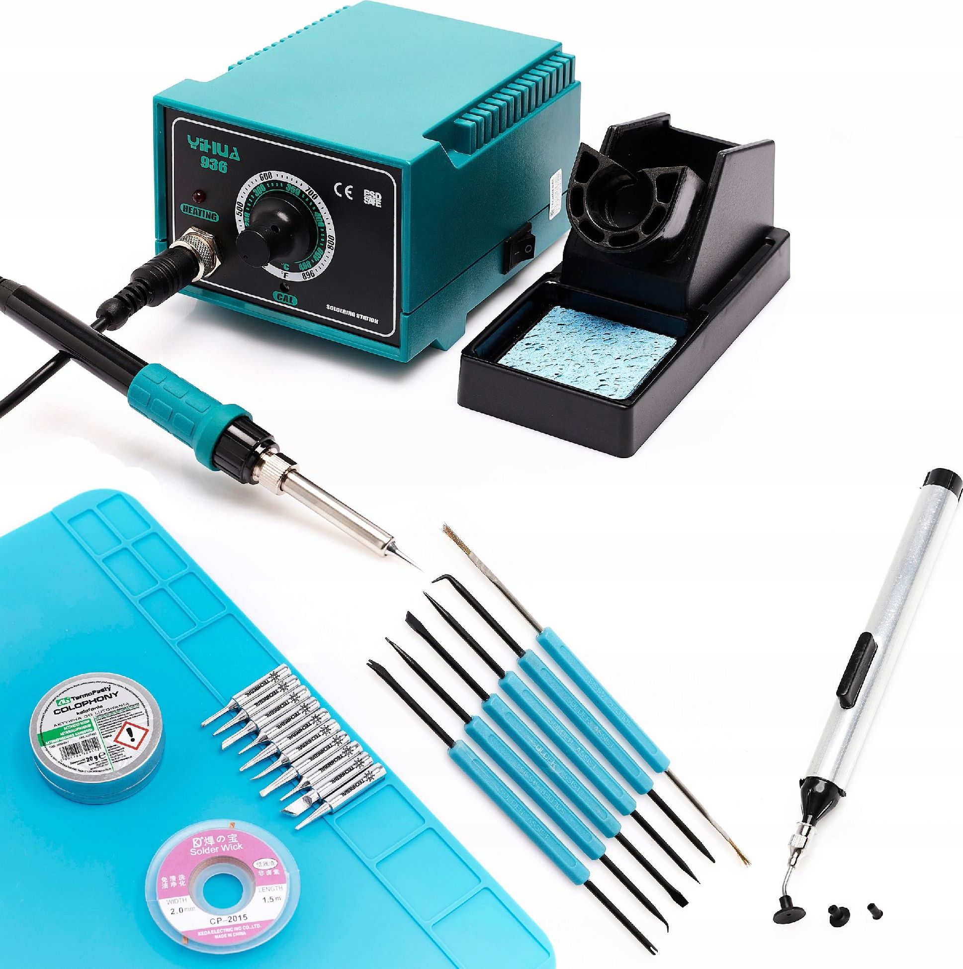 Techrebal STACJA LUTOWNICZA YIHUA 936 AKCESORIA MATA GROTY