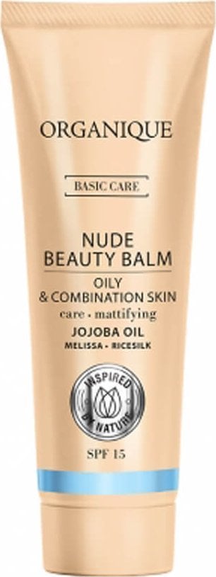 Organique ORGANIQUE Basic Care Krem upiększający Nude Beauty Balm - cera tłusta i mieszana 30ml
