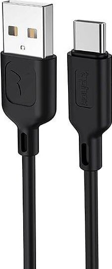 Kabel USB T-Phox USB-A - USB-C Czarny