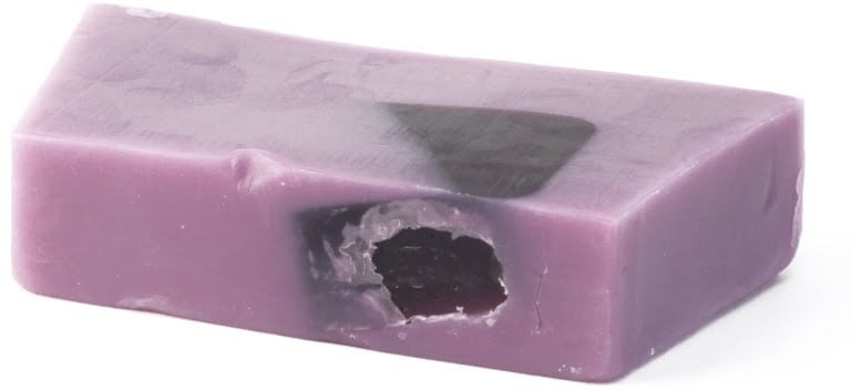 Krojone mydło z bloku - Fiołek