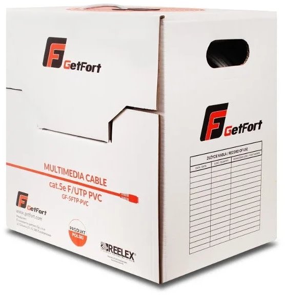 Kabel Skrętka Getfort Premium Cat.5E F/Utp Pvc 305M