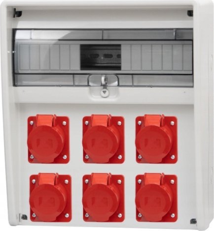 F-Elektro Rozdzielnica 17M ULISSE 3x16A/5P, 3x32A/5P IP65