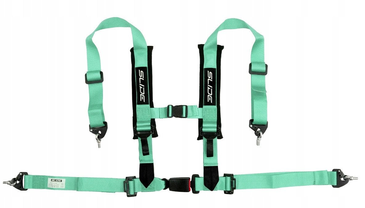 Pasy sportowe Slide V2 Miętowe 4P 2" E4