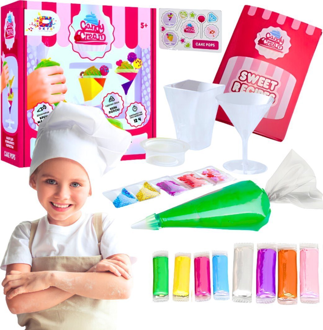 Maksik Zestaw kreatywny desery Candy Cream Cake POPS 75001 UA