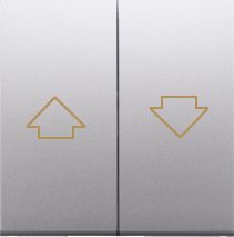 Kontakt-Simon Klawisz do przycisku żaluzjowego SZP1WM Simon 54 srebrny mat (DKZP1W/43)