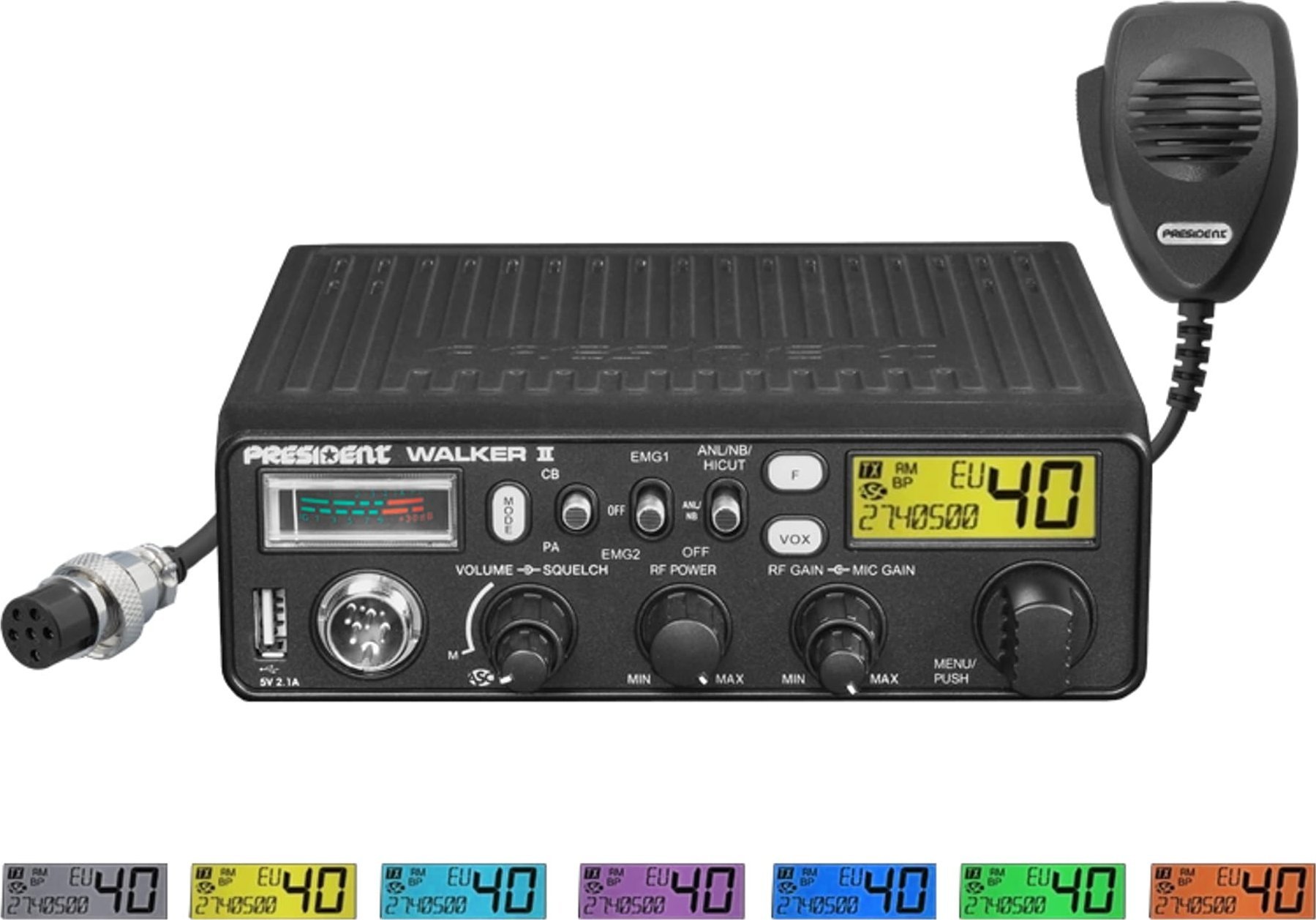 CB Radio President Radio CB President Walker II ASC.