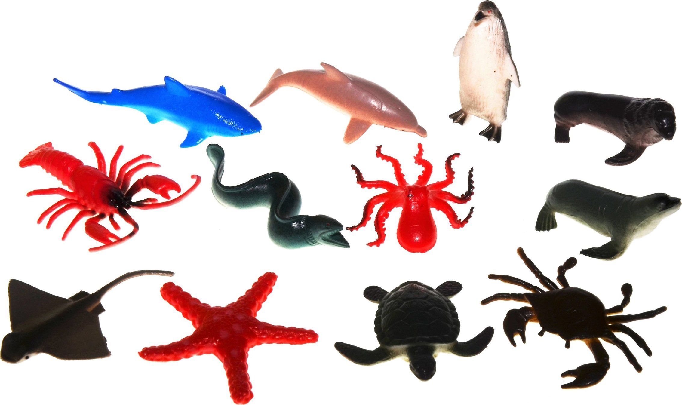 Figurka Hipo Zwierzęta morskie 12szt w worku