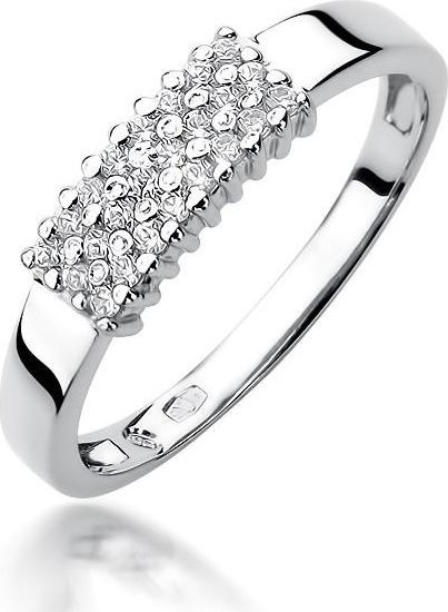 Best Diamonds złoty pierścionek z brylantem 0.20ct 23