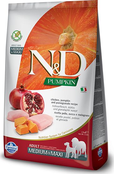 Farmina Farmina N&D Pumpkin Grain Free canine CHICKEN AND POMEGRANATE ADULT MEDIUM & MAXI 12kg