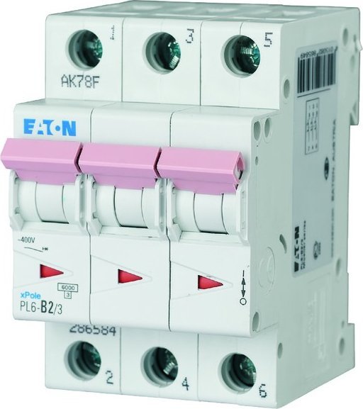 Eaton Wyłącznik nadprądowy 6kA PL6-D16/3