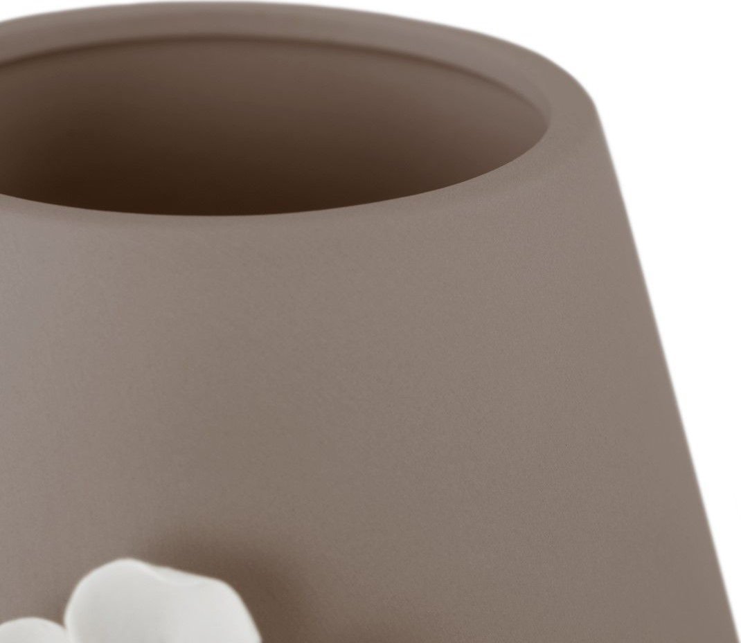 AmeliaHome AmeliaHome Wazon ceramiczny donica LUSITANO 13X12 cappuccino