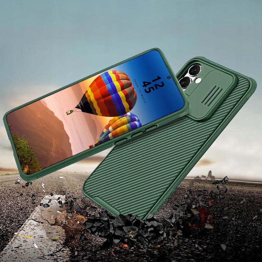 Etui Nillkin CamShield Pro na Samsung Galaxy A36 5G - zielone