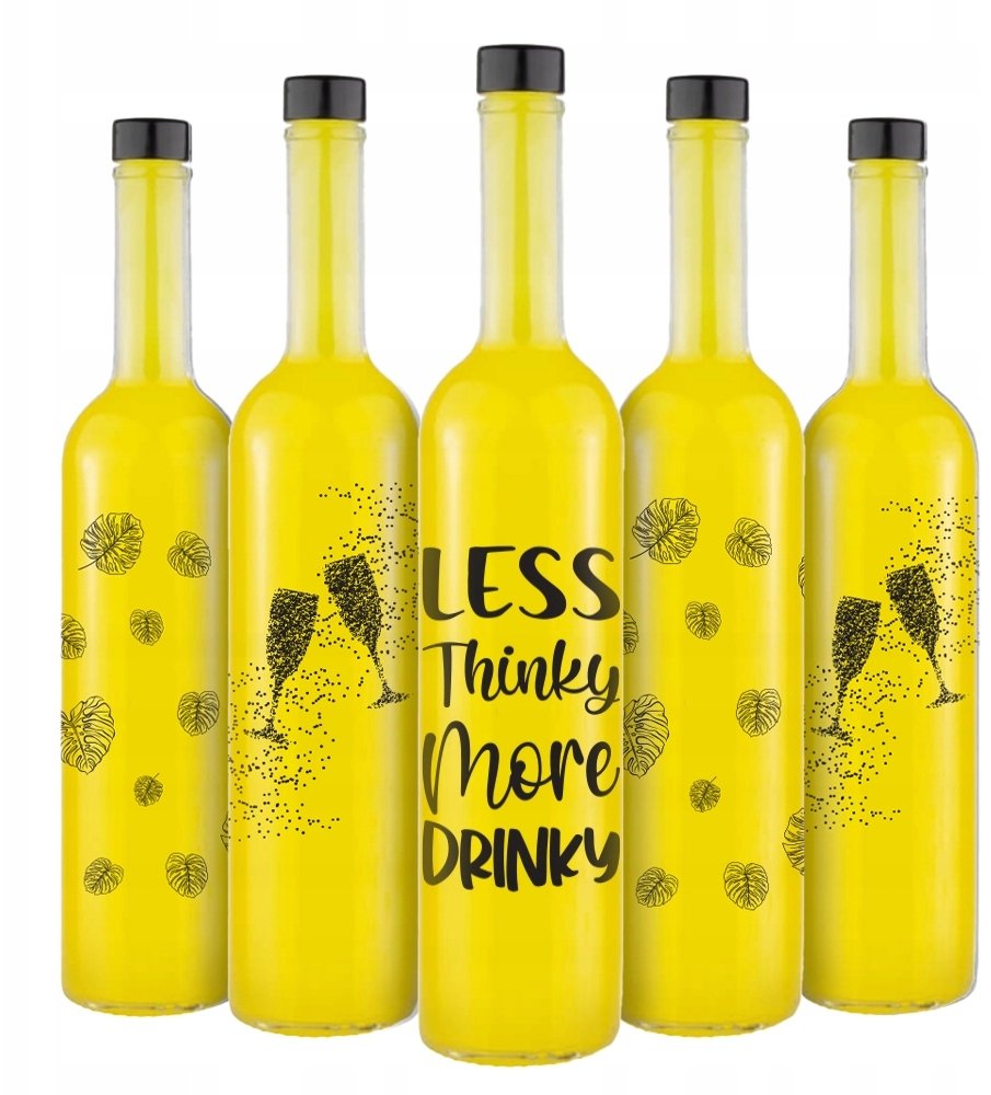 5X Butelki FUTURA GPI 0,5L NA NALEWKI Z NADRUKIEM