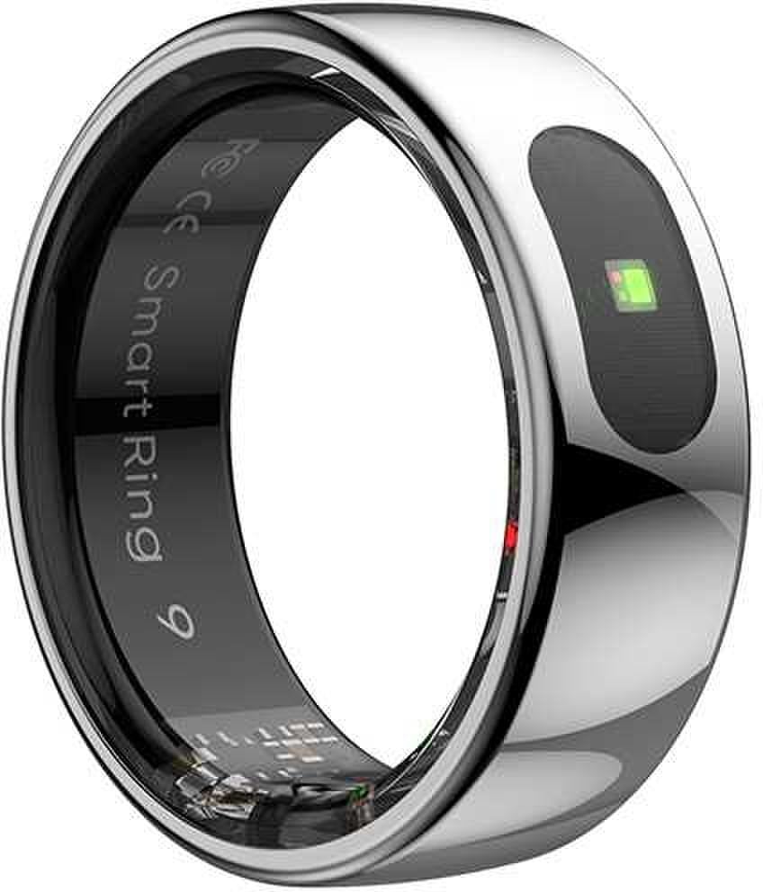 Smart RING PRO srebrny, t�tno, saturacja, monitor snu, aktywno��, roz 10, Powerton