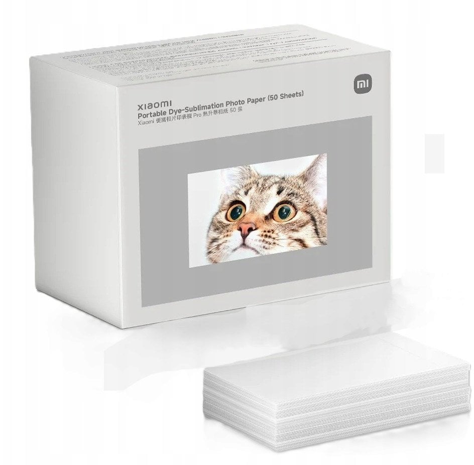 Xiaomi PORTABLE DYE-SUBLIMATION PHOTO PAPER (50 SHEETS), BHR082PGL, 66645