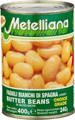 Italmex Fasola biała hiszpańska Jaś 400 g