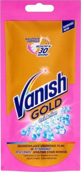 Vanish VANISH_Oxi Action płynny odplamiacz tkanin kolorowych Pink 100ml