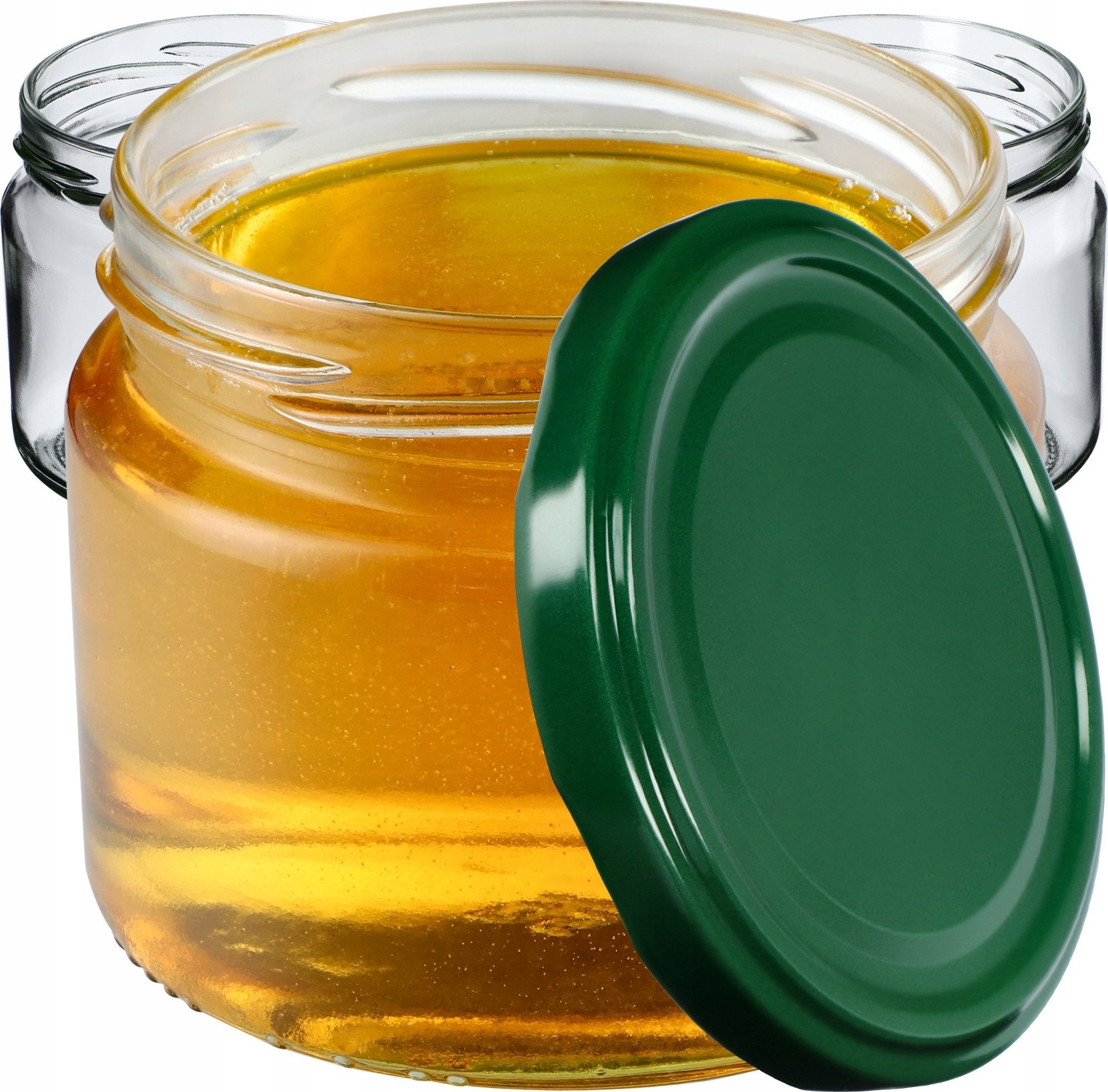 Kadax 50x Słoik Szklany 330 ml Dżem Miód Wieczko fi82