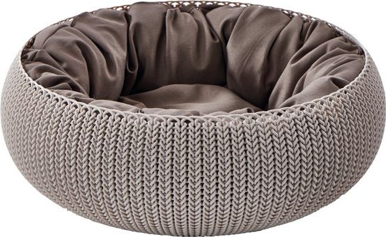 Curver Legowisko dla zwierząt Knit beżowe