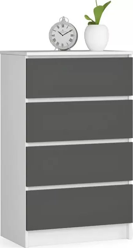 Elior Komoda szara z szufladami - Ranti 3X