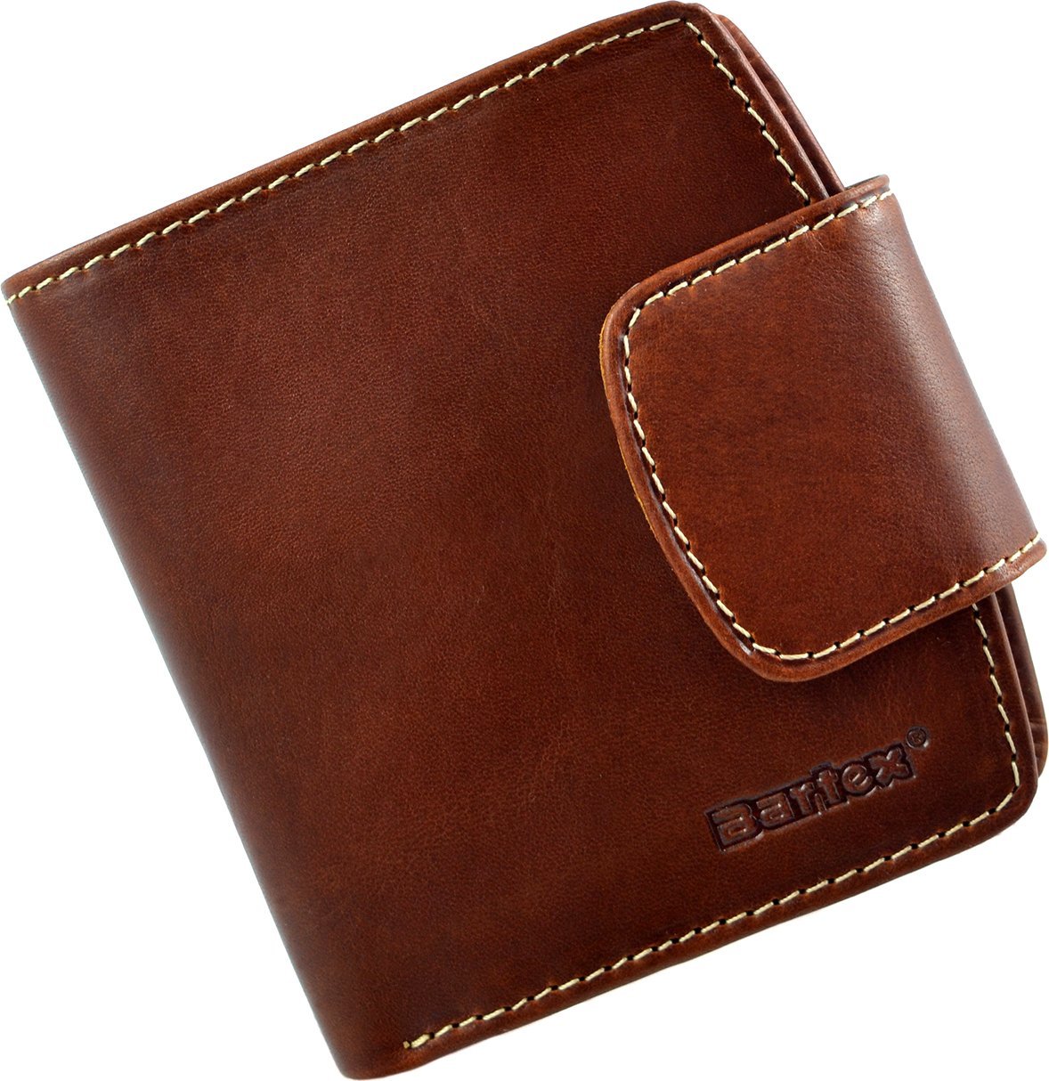 Bartex BARTEX 1005D-ID skórzany portfel damski cognac * RFID 1005D-ID