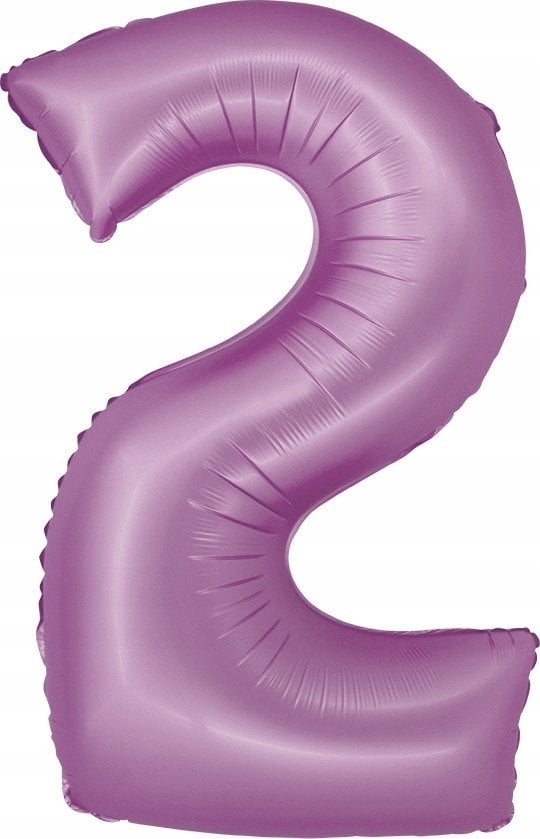 GoDan Balon foliowy Smart Cyfra 2 lawendowa matowa 76cm Godan