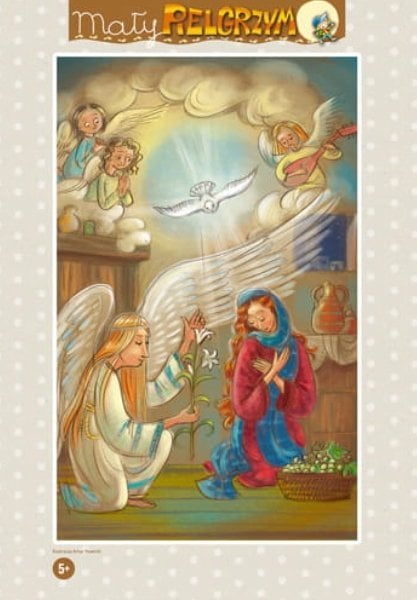 Teka Puzzle 15 Mały Pielgrzym - Zwiastowanie NMP
