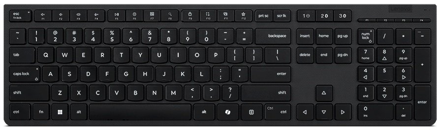 LENOVO PROFESSIONAL WIRELESS RECHARGEABLE KEYBOARD AI ESTONIAN